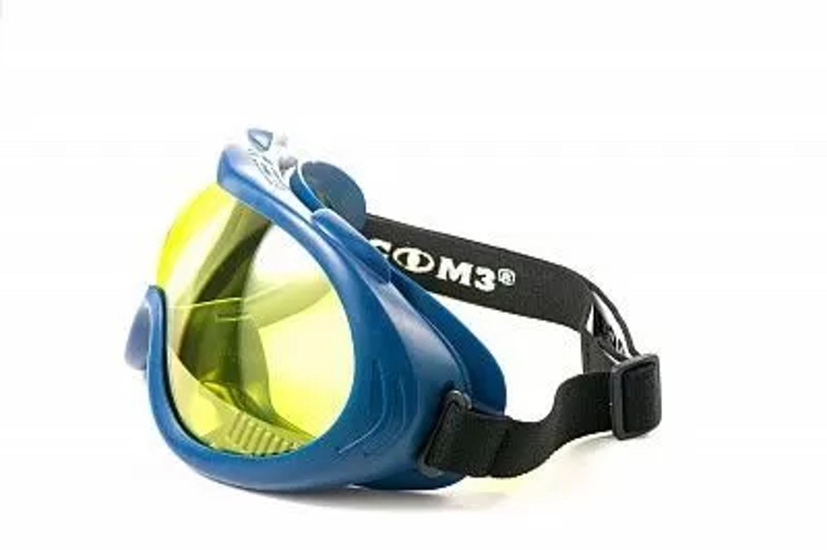 Очки защитные закрытые ЗН55 SPARK CONTRAST Strong Glass желтый (2-1,2 PC)